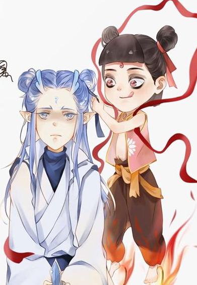 哪吒重生敖丙长出龙角的样子,敖丙主动撩哪吒漫画大全