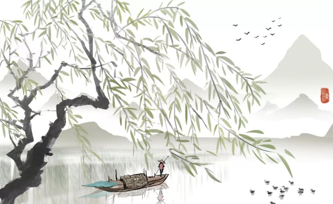 咏柳诗词，杨柳青青著地垂，杨花漫漫搅天飞