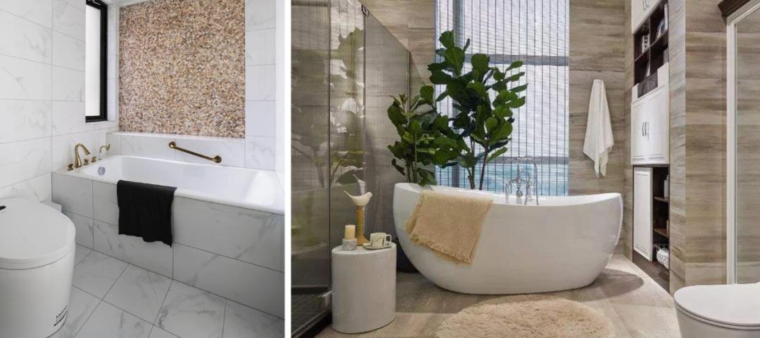 3平米卫生间加浴缸,4平方的卫生间有浴缸和大洗漱台