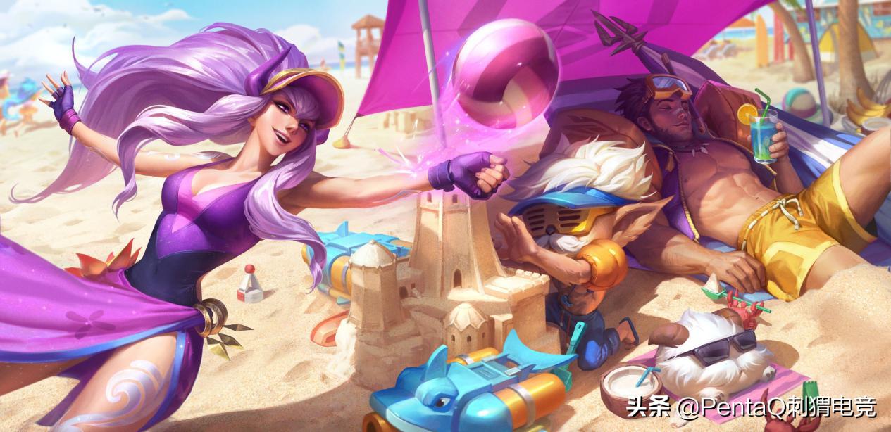 lol泳池派对男枪皮肤技能,lol男枪泳池皮肤视频