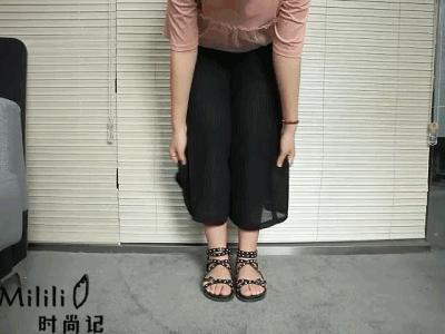 穿着阔腿裤上厕所怎么办,如何正确穿阔腿裤
