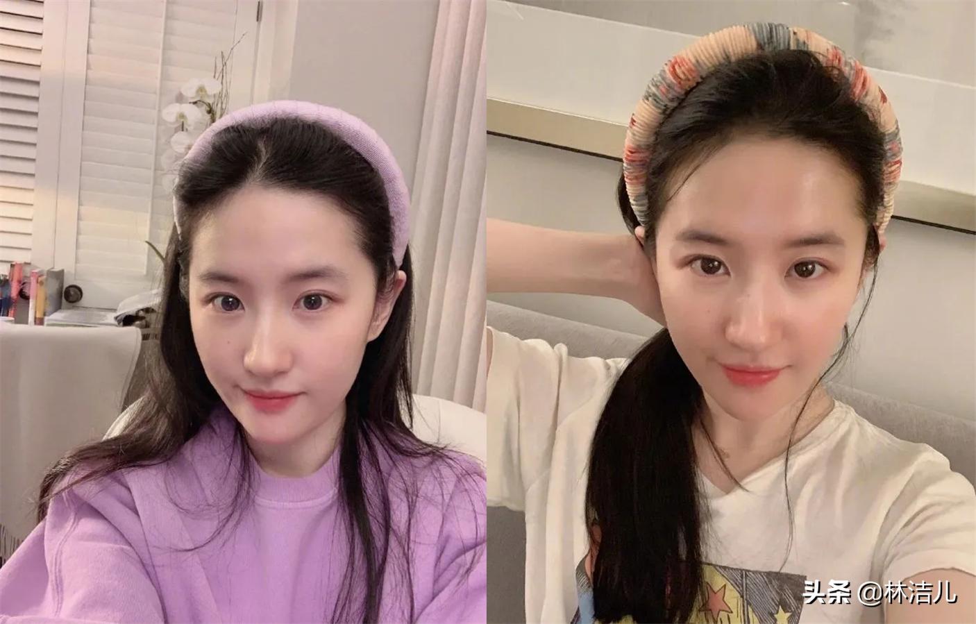 显脸小头箍减龄,刘亦菲同款高颅顶发箍