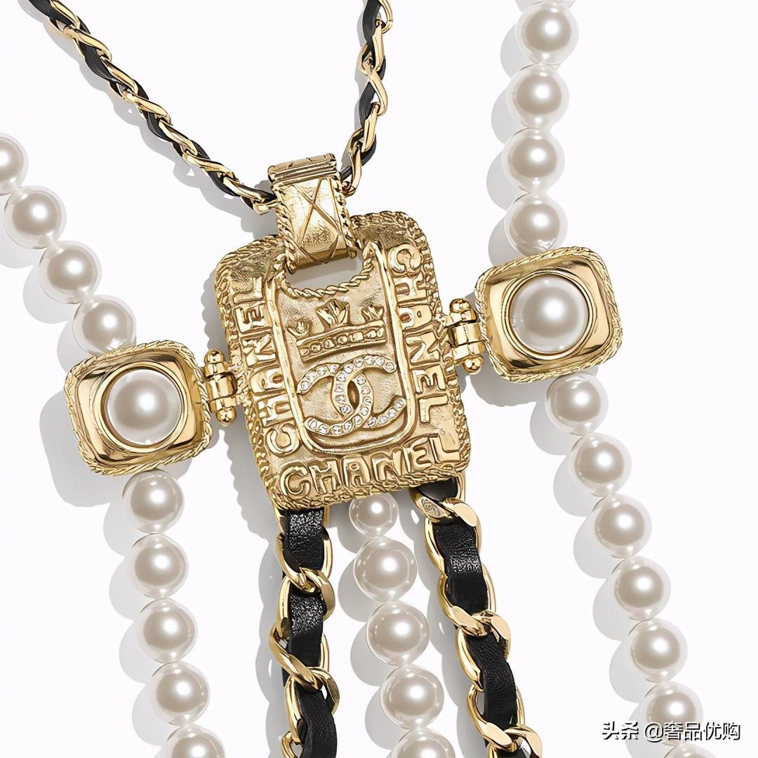 chanel首饰设计,chanel新款金色