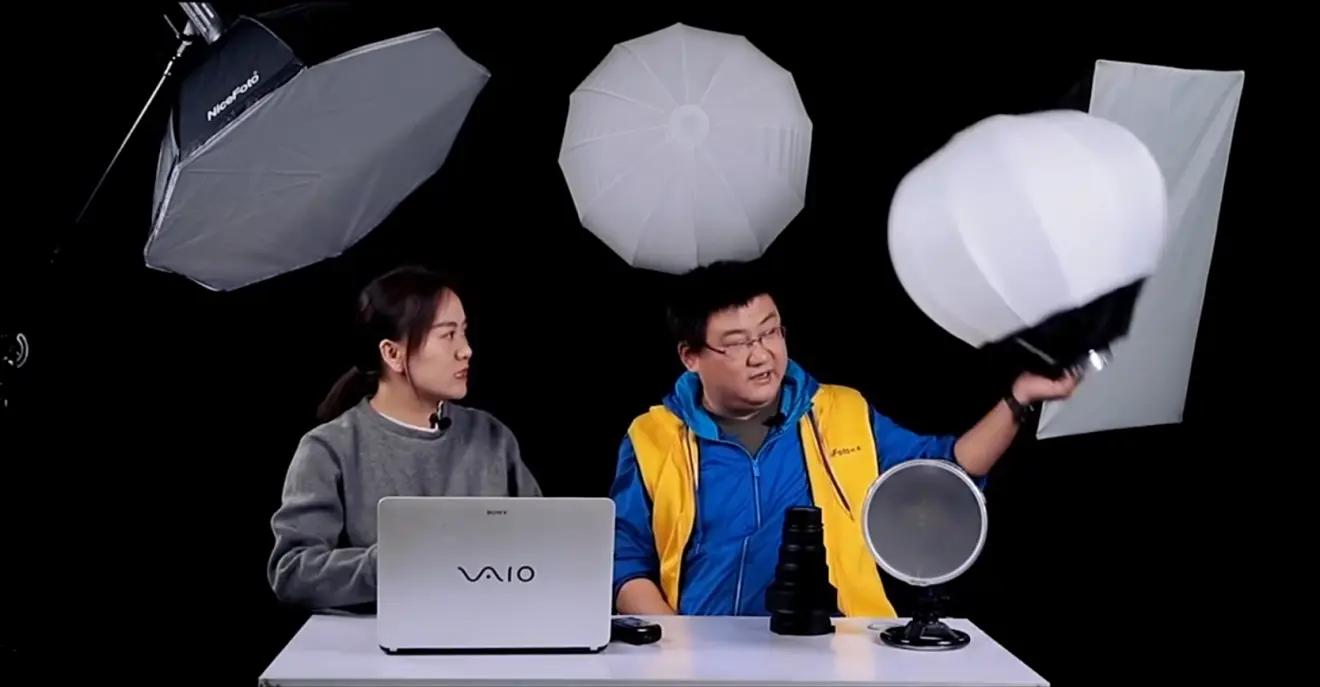 nicefoto耐思200w摄影灯不亮,柔光箱的作用