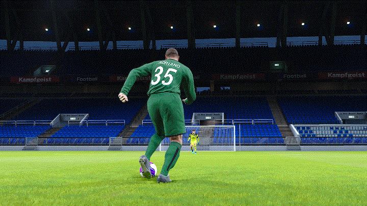 实况足球2020精准射门,实况足球运动战落叶球射门教学