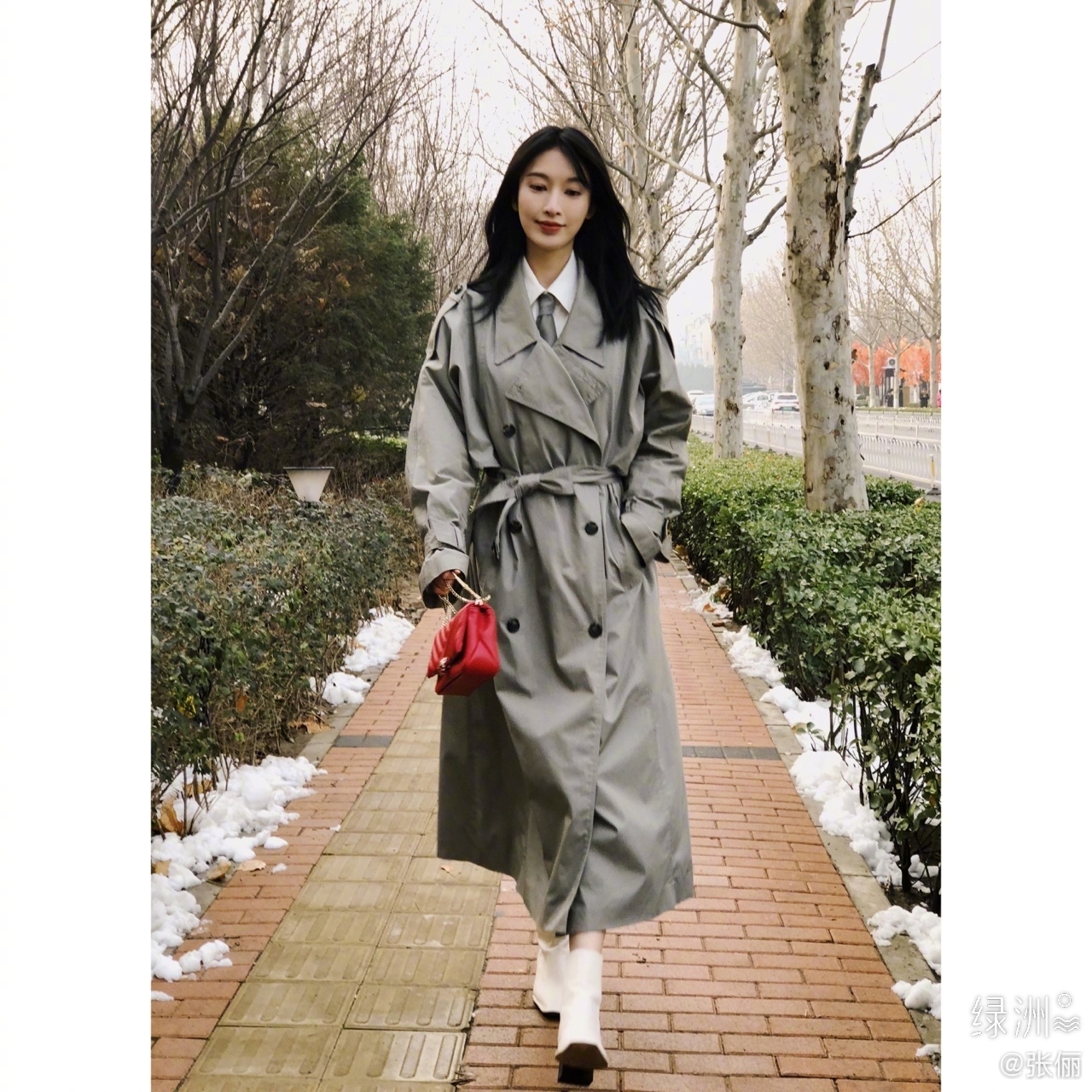 张俪皮衣,明星张俪皮衣搭配