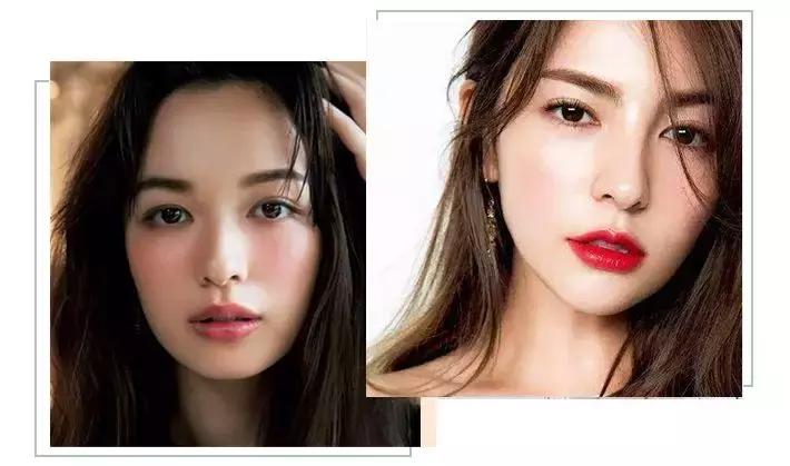 化着不适合自己的网红妆,妆感很重的网红妆