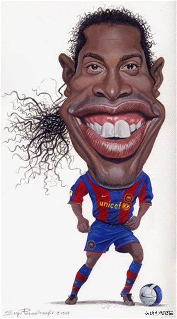 罗纳尔迪尼奥漫画图,罗纳尔迪尼奥搞笑图片