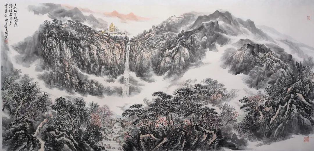 「艺展中国」汪文晖国画山水作品欣赏（2021迎春展）