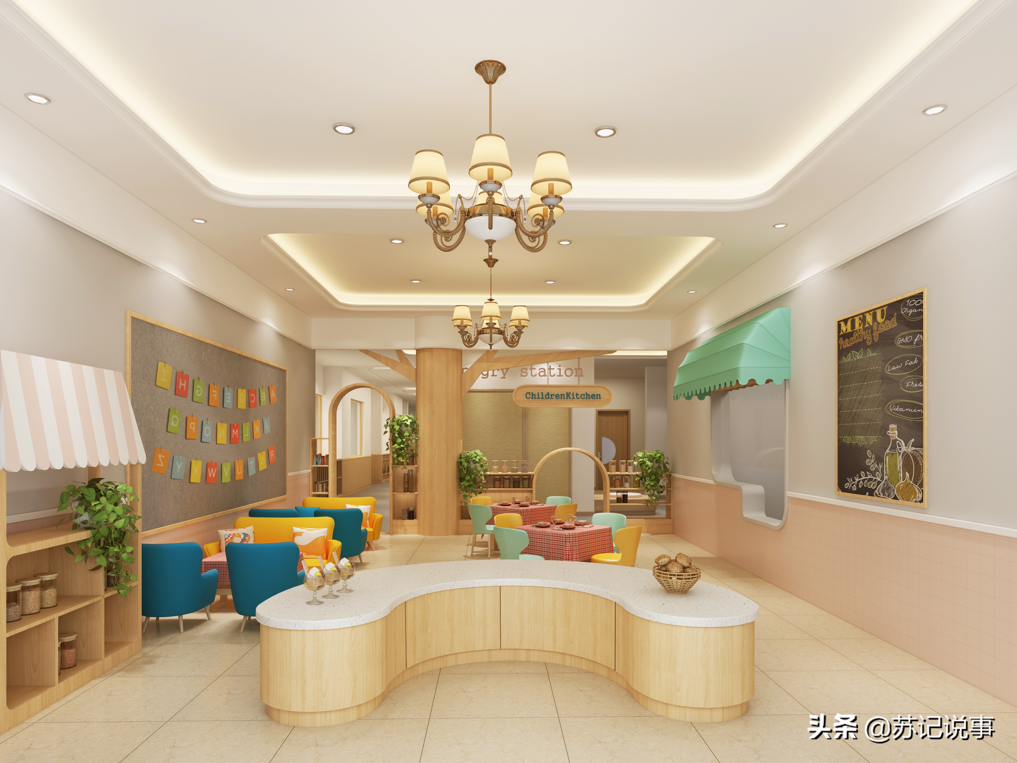 远看像童话里的城堡,其实是个高端幼儿园