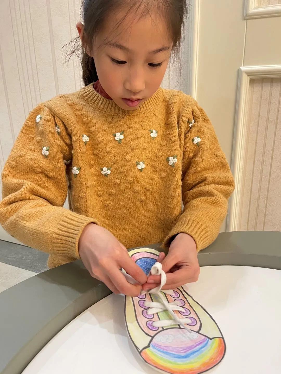 巧手系鞋带手工制作图片,巧手系鞋带活动心得