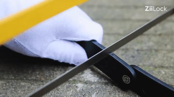 可伸缩单车锁,可折叠智能车锁