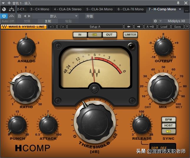 waves压缩器调节技巧,waves混音压缩器推荐