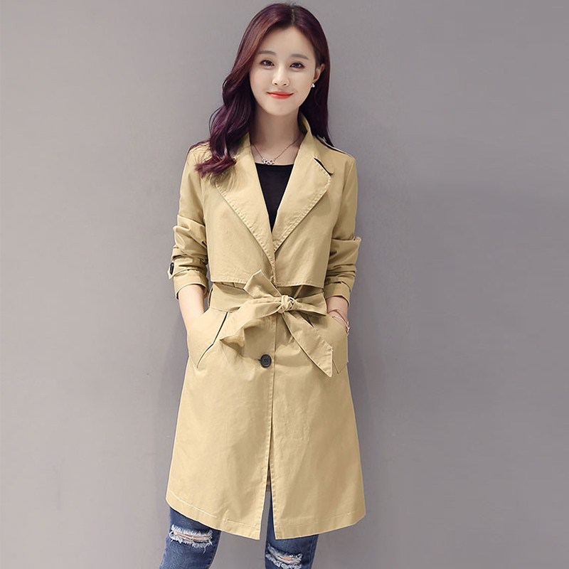 雪纺洋气风衣,2019春天流行风衣搭配图