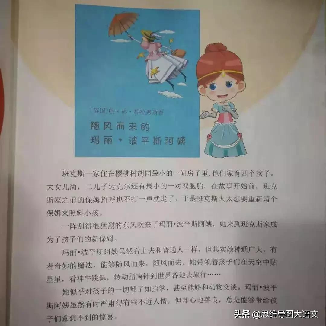 思维导图玛丽阿姨,随风而来的玛丽阿姨的思维导图