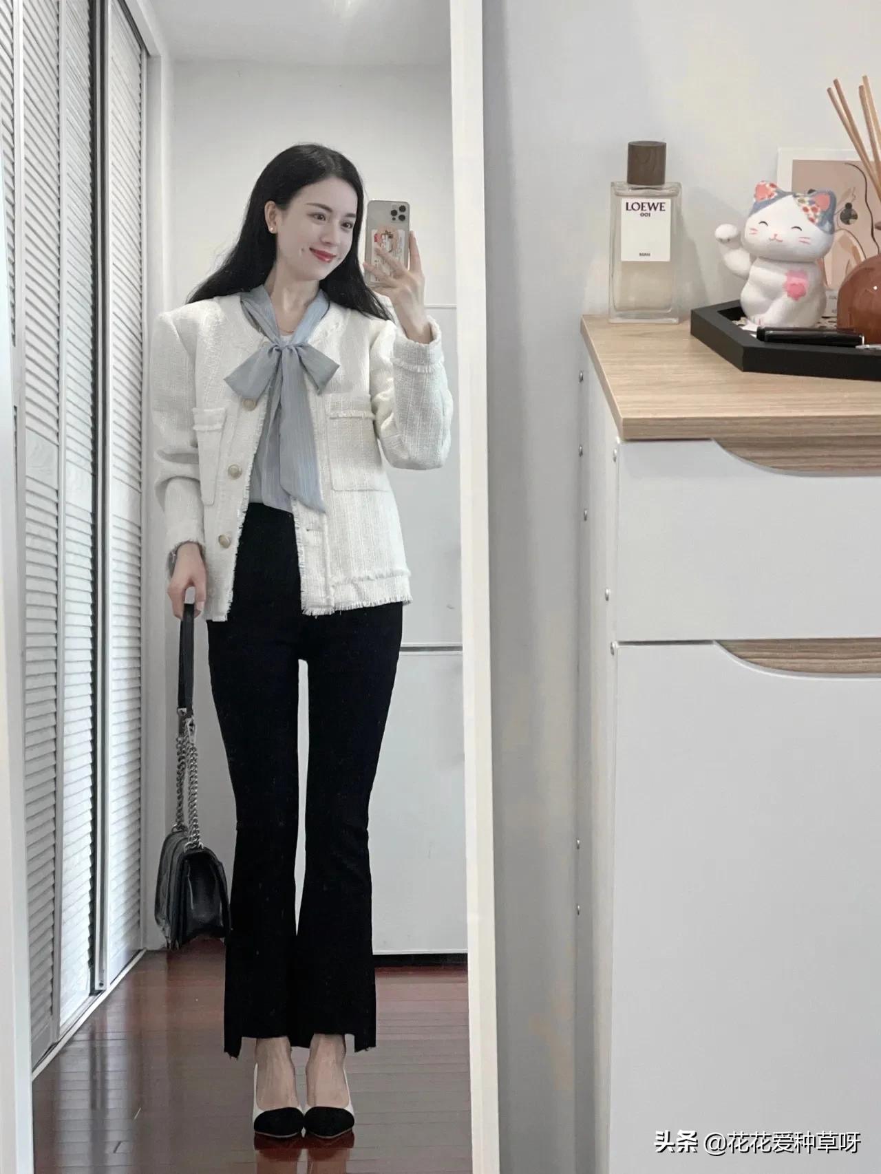 初秋韩国温柔风小姐姐穿搭,深秋成熟韩系穿搭女士