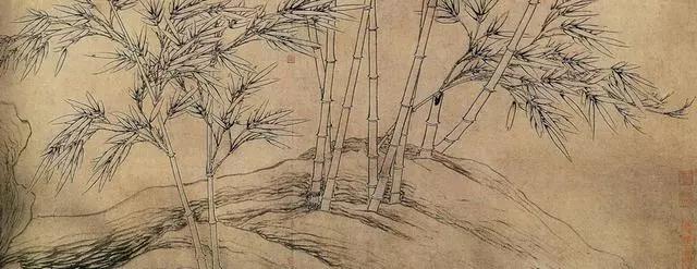除了吃竹笋，竹筒饭，中国绘画大师们笔下的墨竹也十分有味道