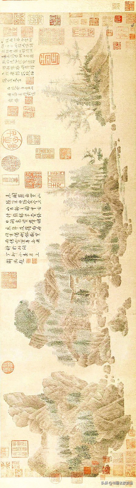 最早推动发扬了在画面上题写诗文，使诗书画合璧，被后世所继承