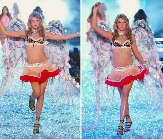 维密秀大放异彩的4位中国超模,维密蓝血超模