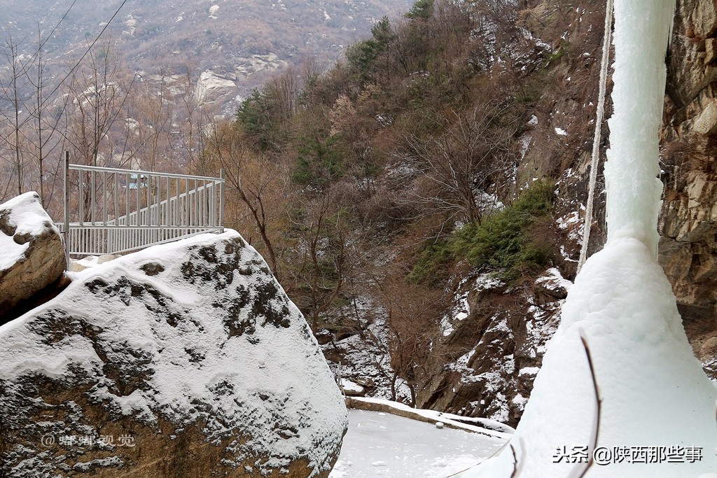 西安冰瀑十大免费景点,西安流峪大峡谷