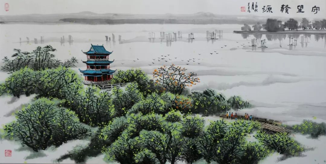 花鸟的作品欣赏,中式花鸟作品欣赏