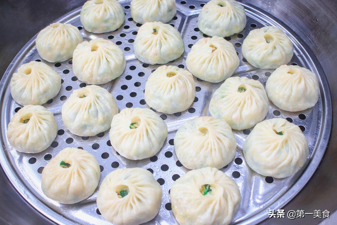 不揉面素包子,不发面的素馅包子做法