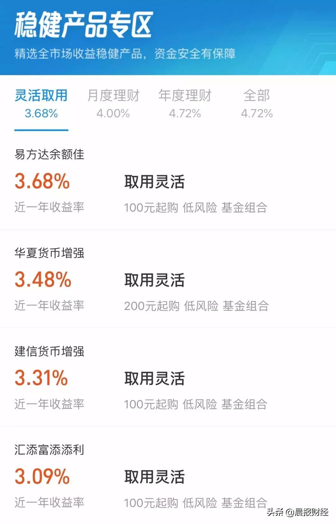 余额宝收益低破4%,余额宝的收益比银行的高