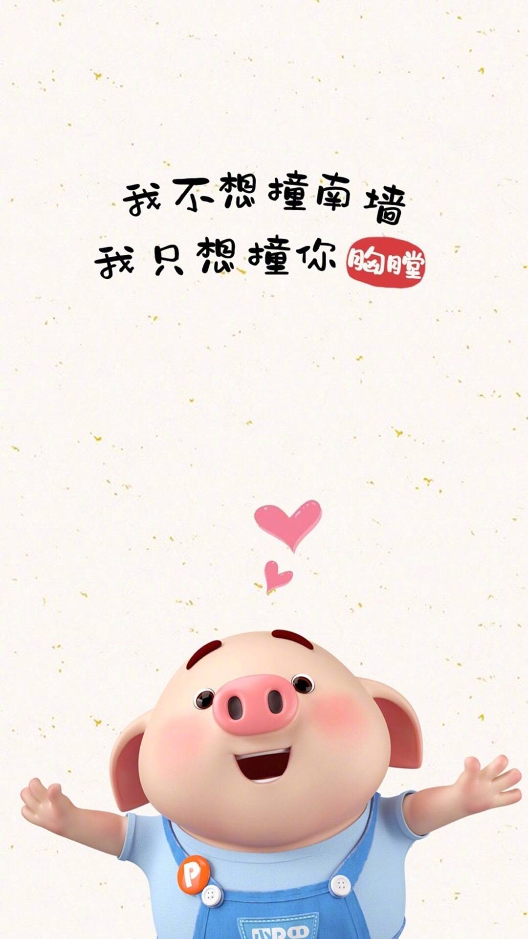 2019超可爱猪猪高清手机壁纸,100张高清无水印超萌猪猪手机壁纸