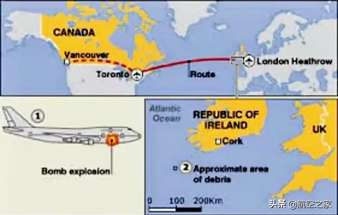 印度波音747视频,世界历史上空中爆炸的飞机