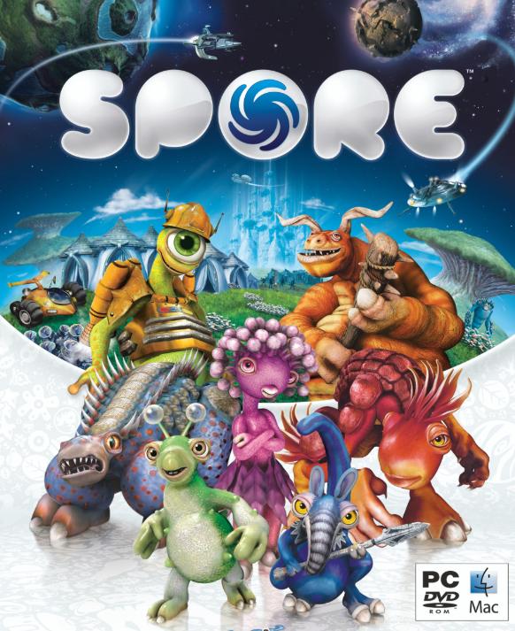 回顾经典游戏《孢子》从吞食到星空决战在美式进化掠夺中循环