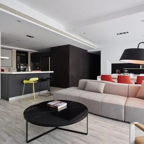 65平小户型北欧装修设计小窝,北欧小窝一镜到底装修效果图