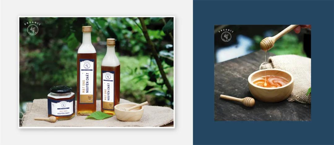 蜂蜜插画包装设计创意,高端蜂蜜产品包装设计