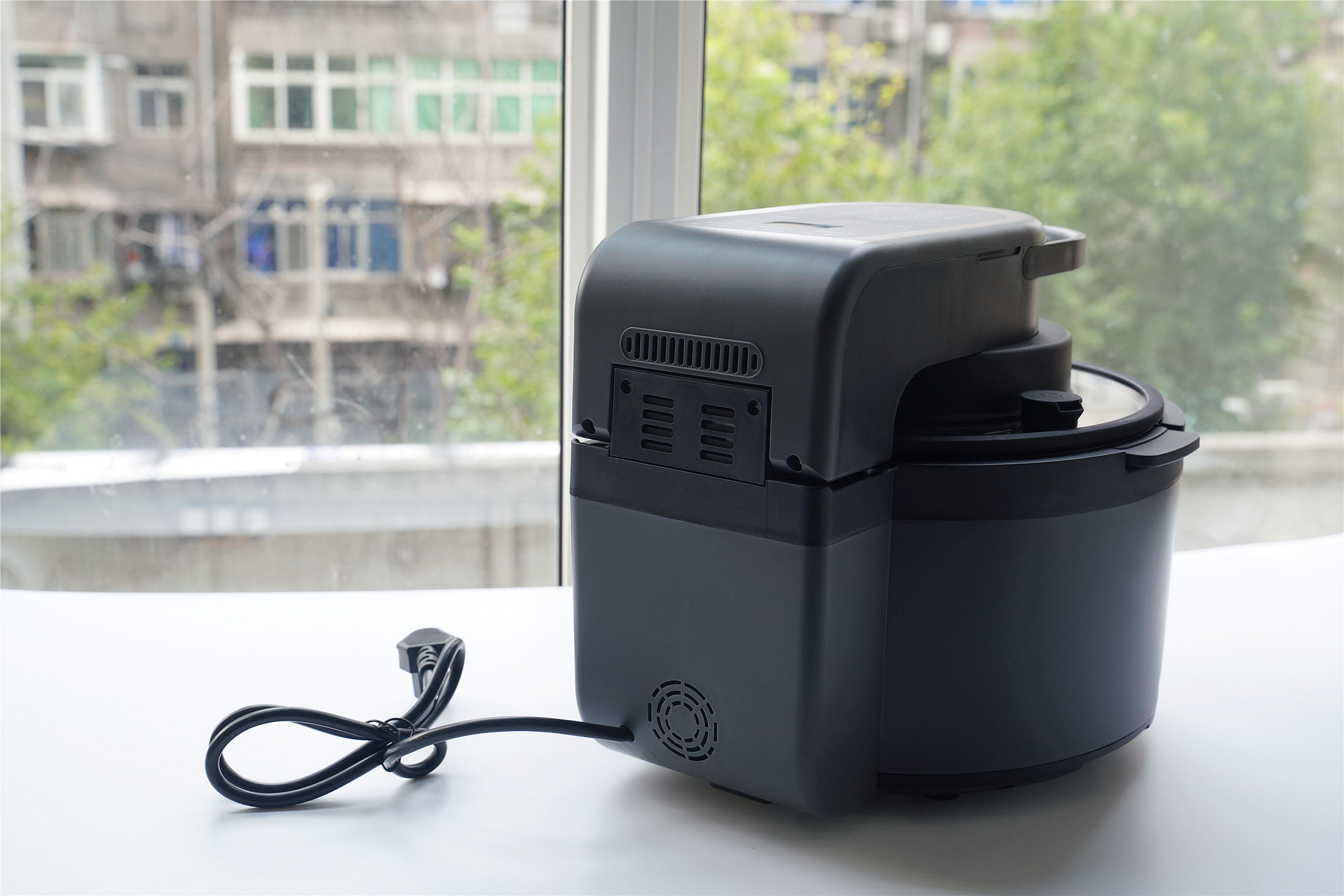 九阳蒸烤箱空气炸锅一体,九阳蒸烤炸一体空气炸锅使用