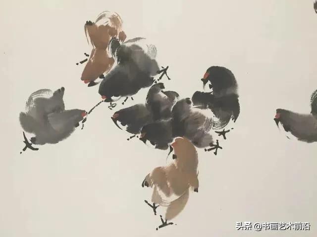 墨豪国画小鸡,墨豪画鸡创作过程