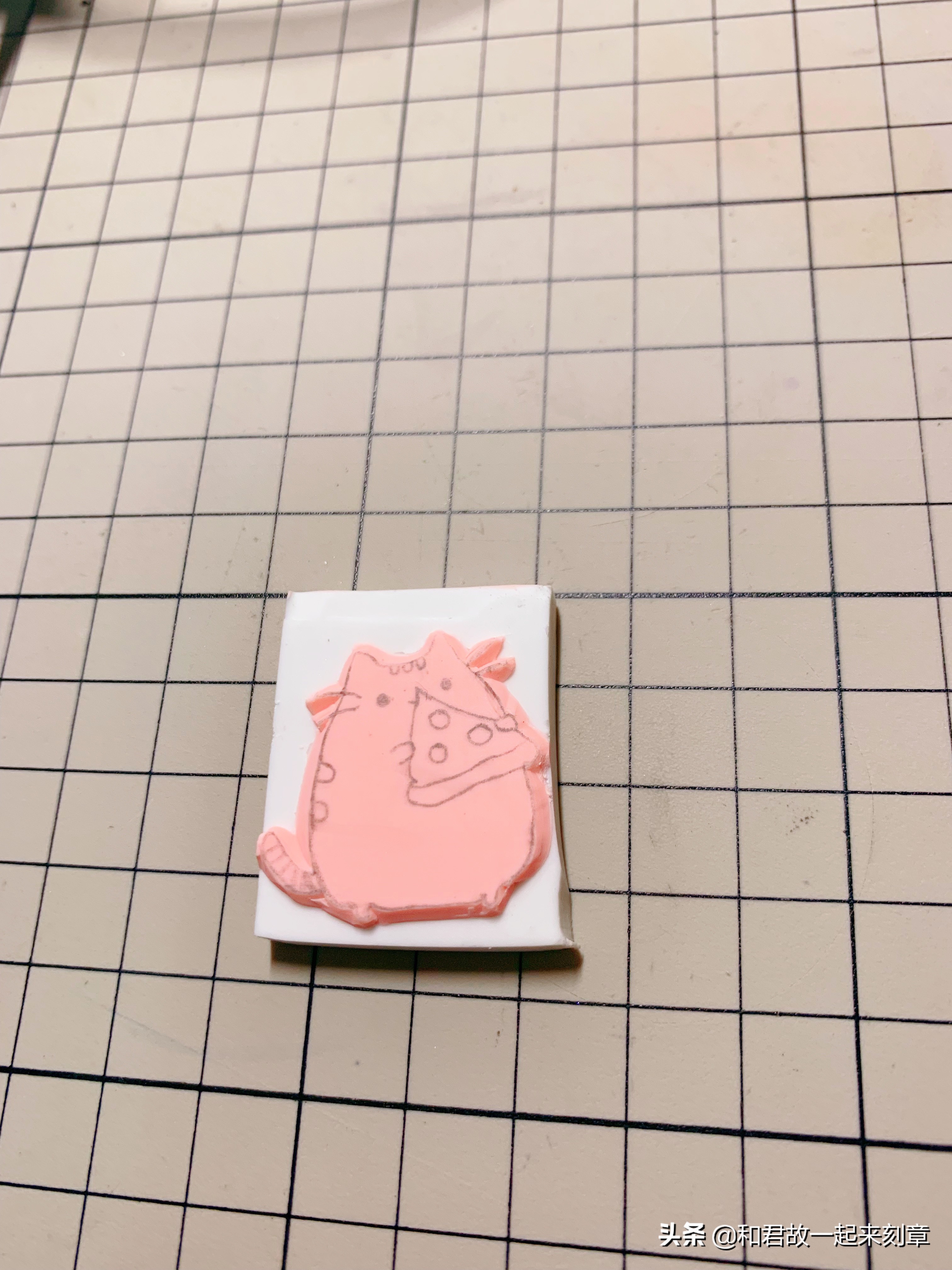 手工橡皮章雕刻留白方法,手工制作橡皮章