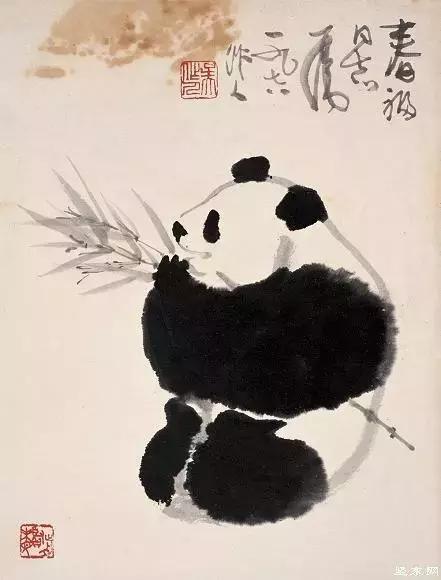 中国的国宝熊猫谁最可爱,国宝级写意熊猫