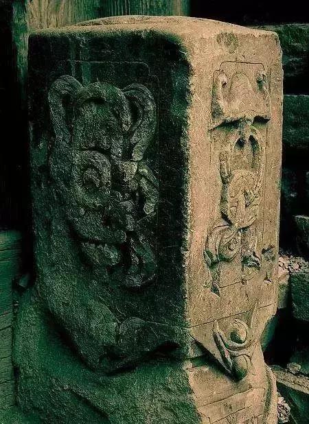 庭院围墙大门门墩图片,庭院门墩的风水讲究