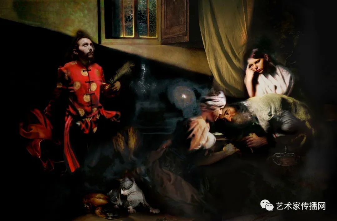 梦幻油画少女唯美图片,梦幻少女绘画图片