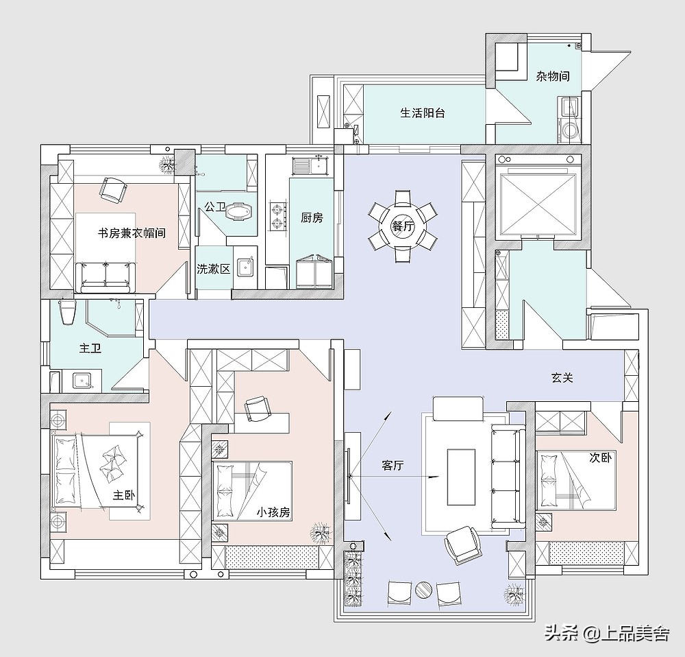 书房衣柜书柜一体式设计,书房设计书桌书柜床一体