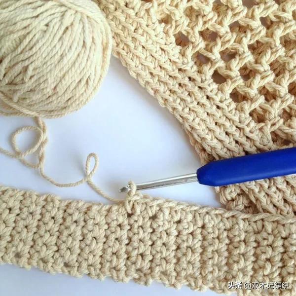 自己动手钩个小包,超实用钩织购物袋图解