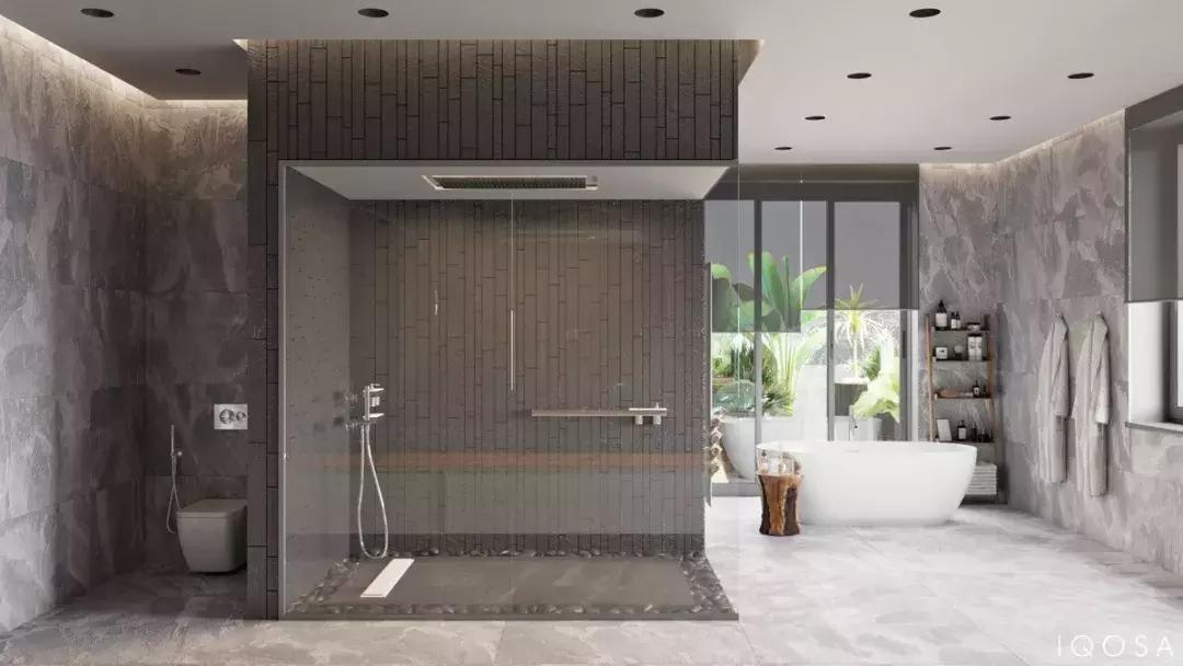 50个卫浴柜设计小而极致,豪华浴室设计