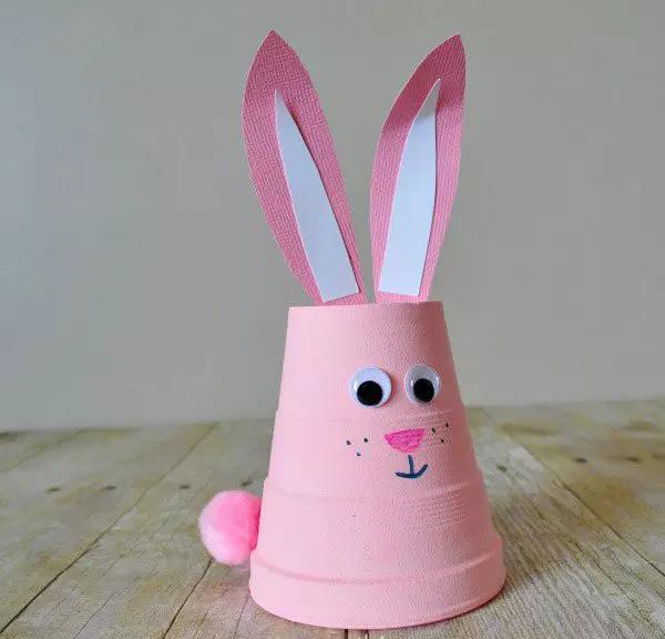 小兔子气球灯笼手工制作幼儿园,黏土小兔子手工教程简单又可爱