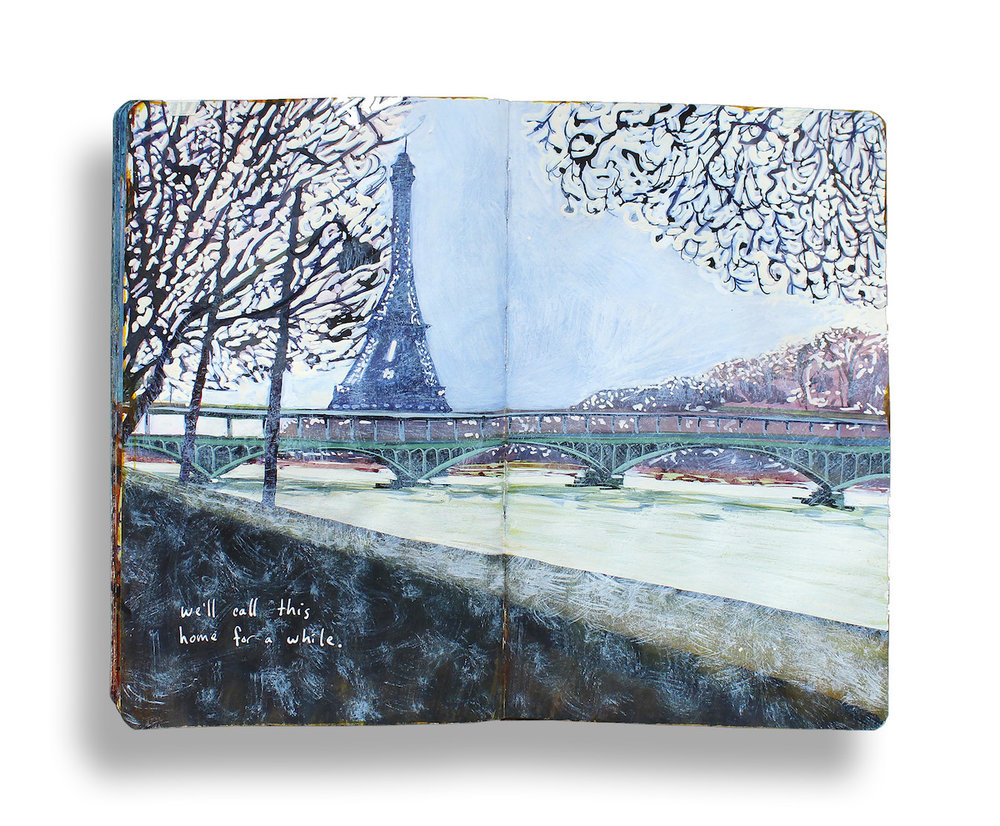 粉色主题手帐简笔画手绘,小清新简笔插画手绘手帐