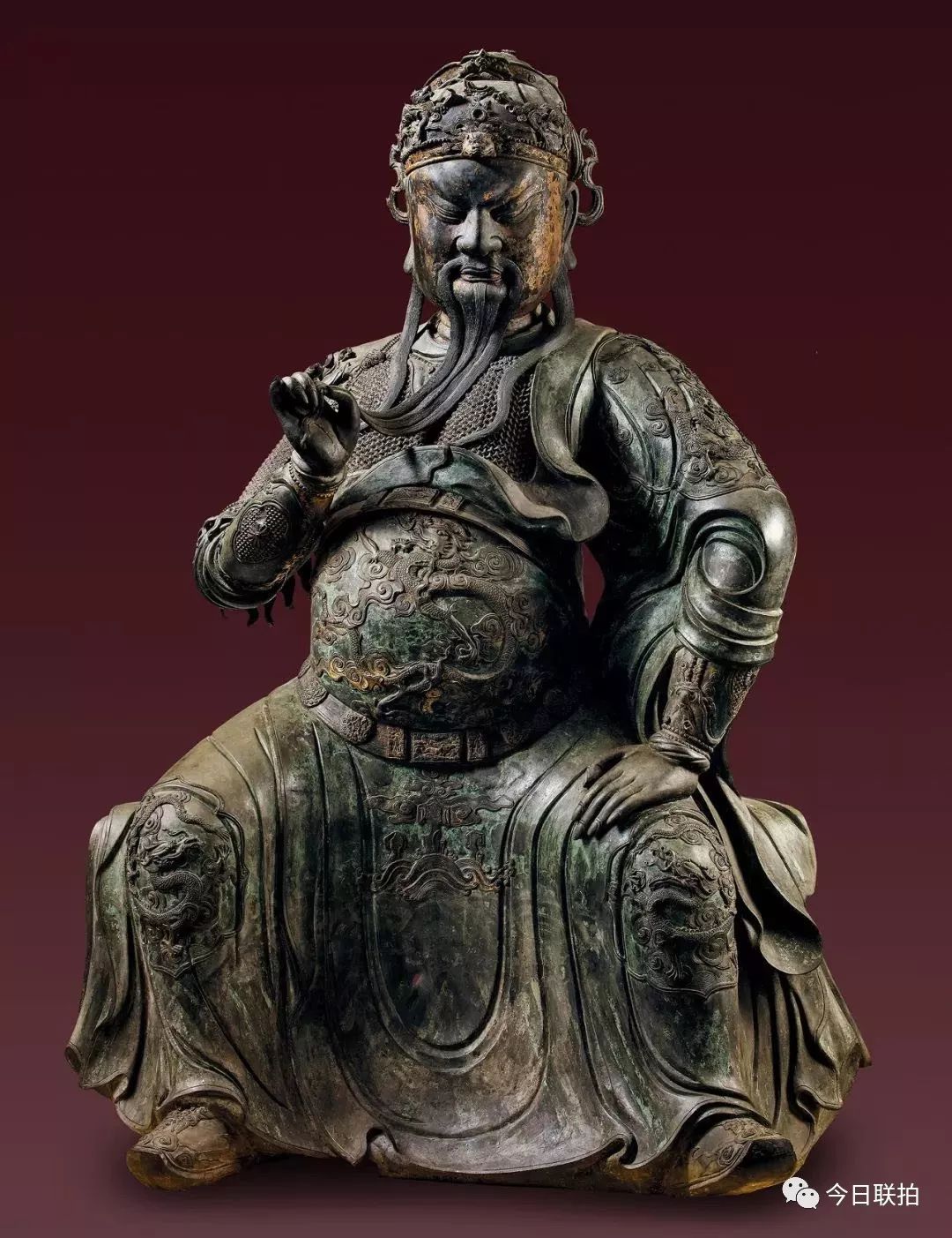 宋代关公铜像价格,关公陶瓷佛像19寸