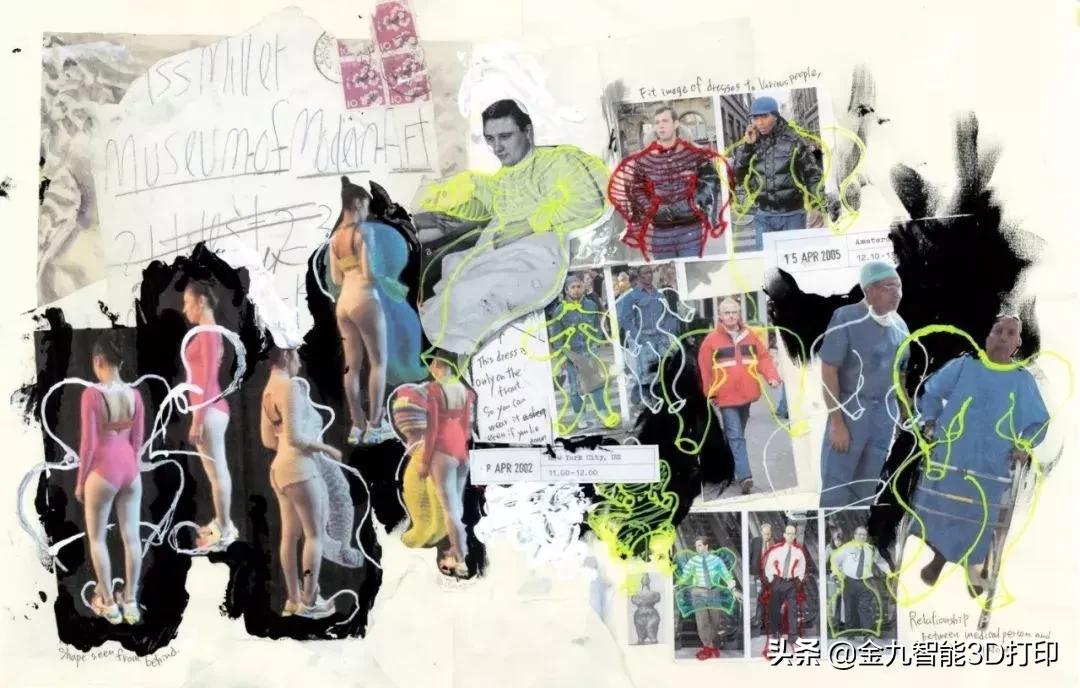 以精神分裂为灵感，用3D打印笔描绘灵魂曲线、人性色泽