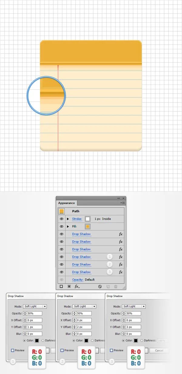 ai软件怎么做收藏夹图标,ai记事本图标制作