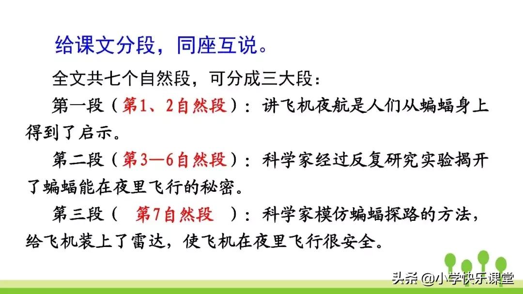 四年级上册语文蝙蝠和雷达课后题,部编版四年级上册语文蝙蝠和雷达