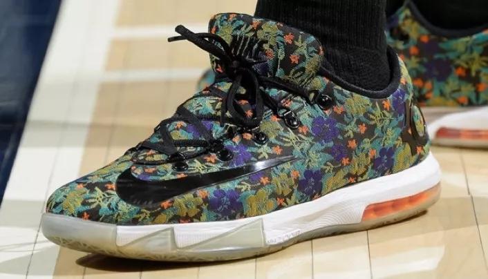 盘点nba球星上脚球鞋杜兰特篇,nba球员上脚的球鞋欧文