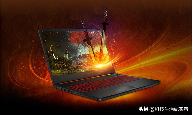 微星武士gf66游戏本开箱,新款微星武士gf66