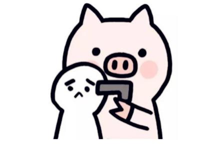 简笔画小动物猪的画法,动物猪简笔画儿童画